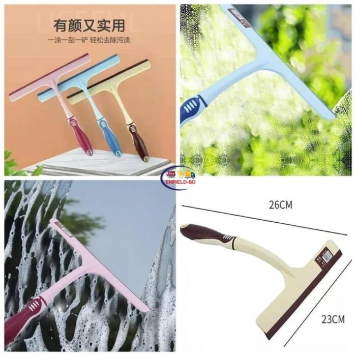 High-Quality Window Cleaning Brush – Extendable Handle, 2-in-1 Glass Wiper & Scrubber for Home & Car Use